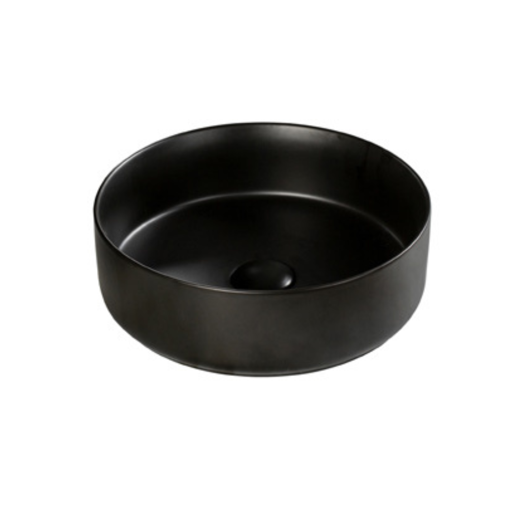 COUNTERTOP WASH BASIN W/O TAP HALE 360*360*130 MM, MATT BLACK
