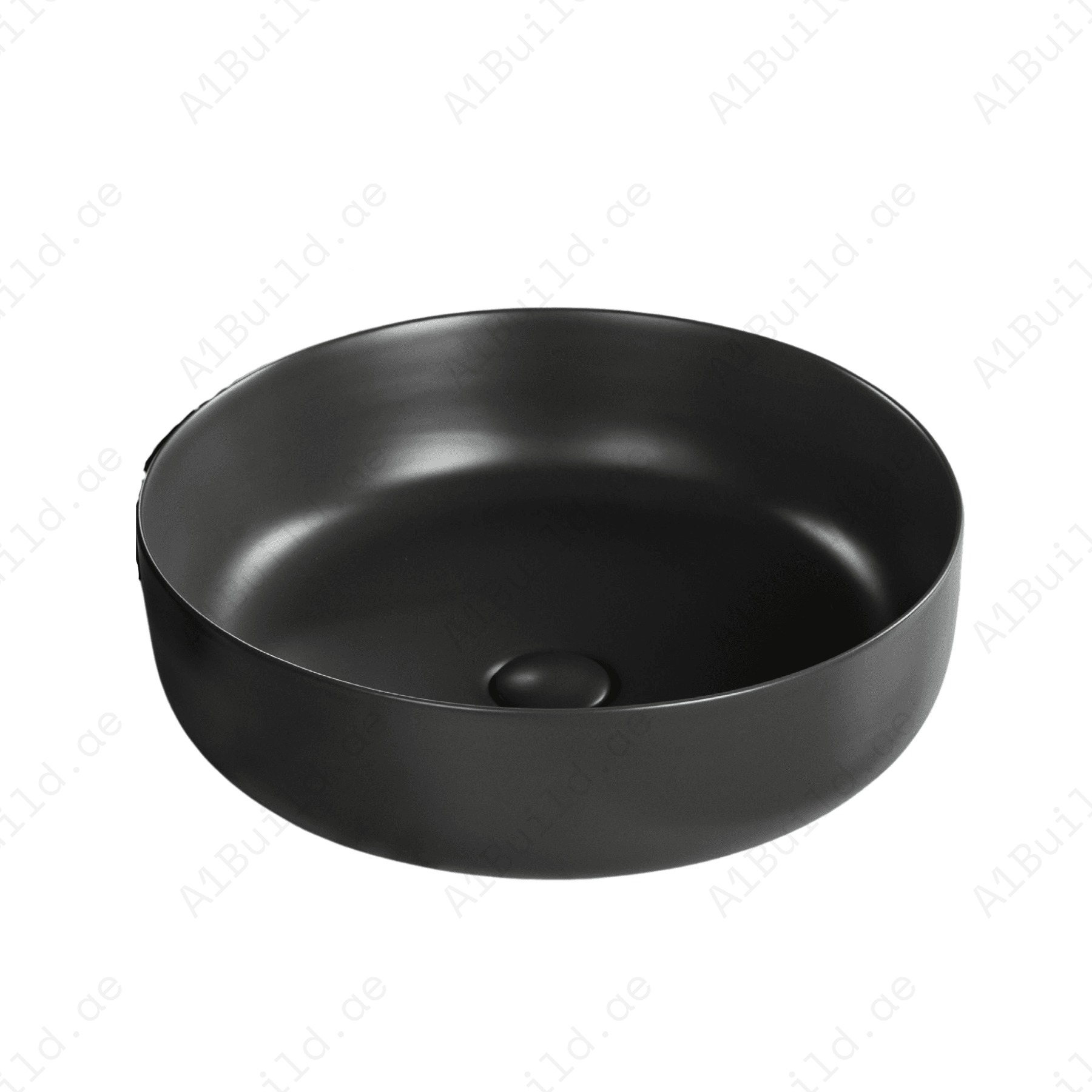 COUNTERTOP WASH BASIN W/O TAP HALE 360*360*130 MM, MATT BLACK