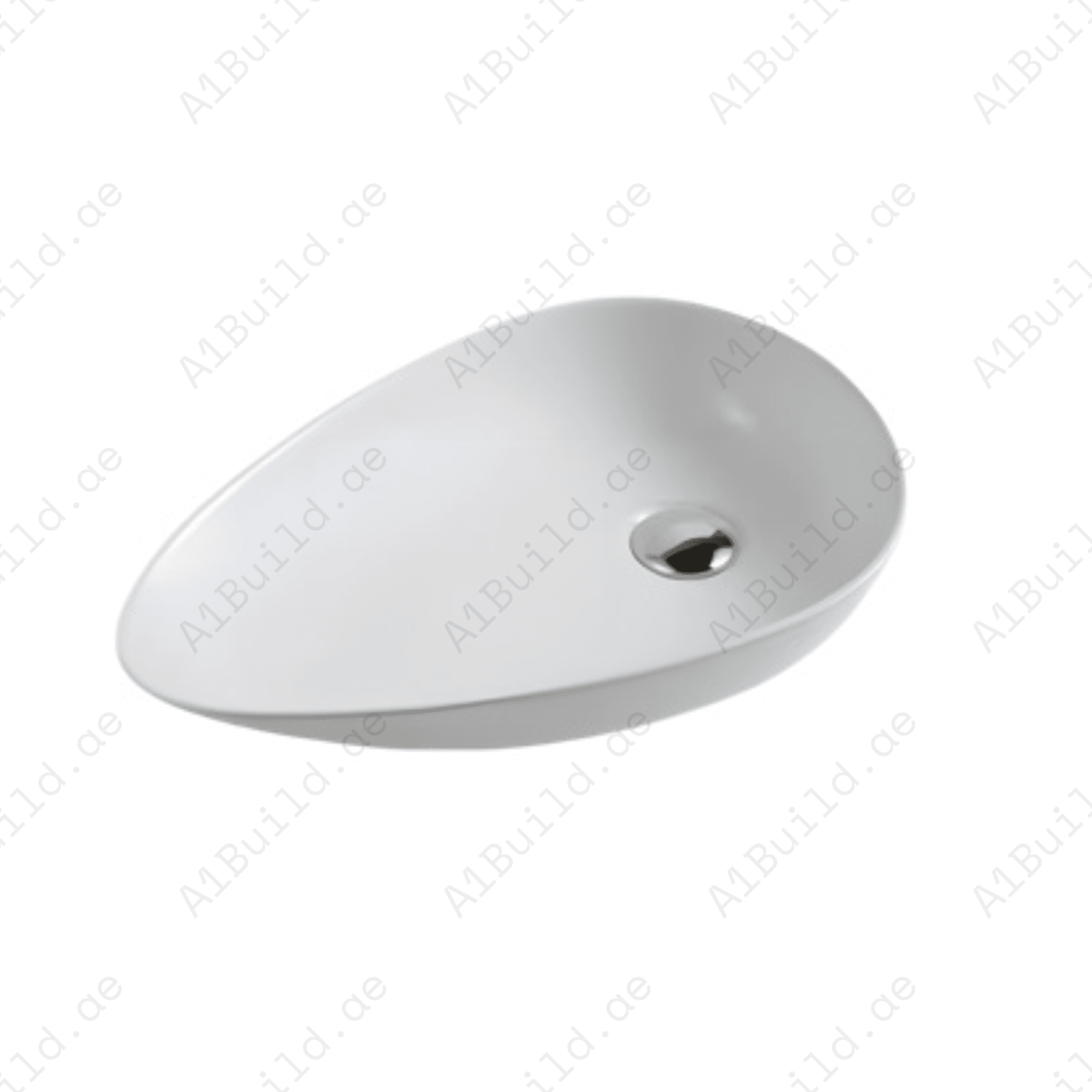 COUNTERTOP WASH BASIN W/O TAP HALE 500*390*145 MM, WHITE COLOR.