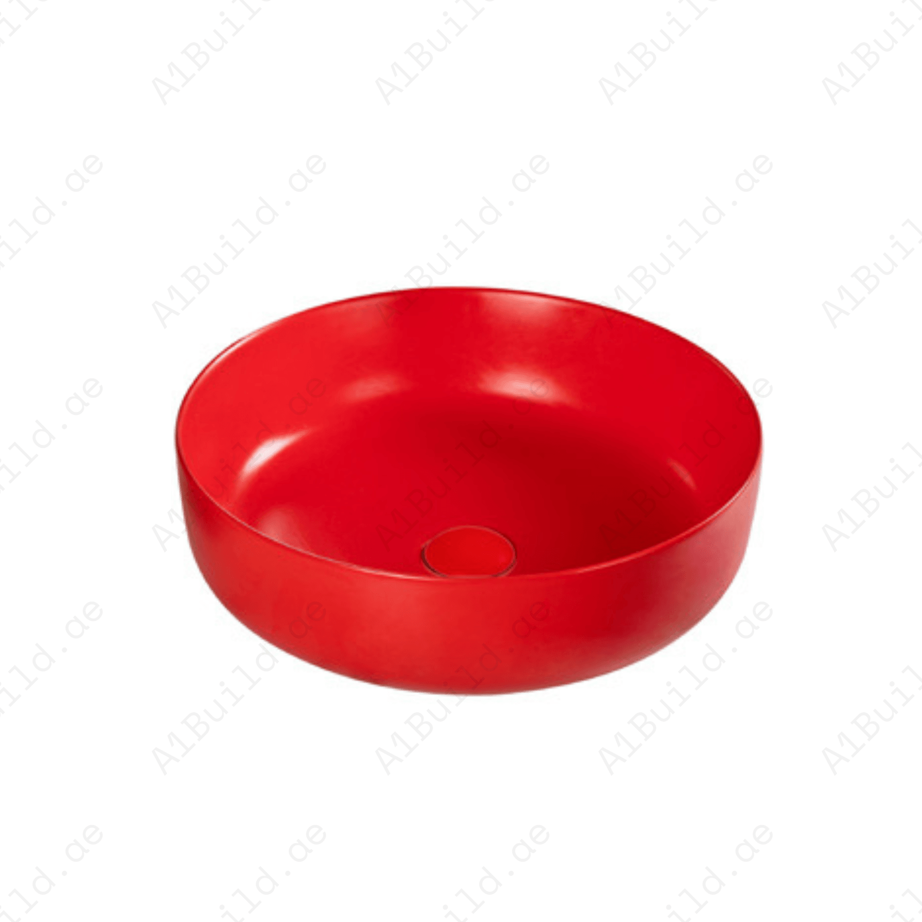 COUNTERTOP WASH BASIN W/O TAP HALE 450*450*140 MM MM, MATTE CLARET