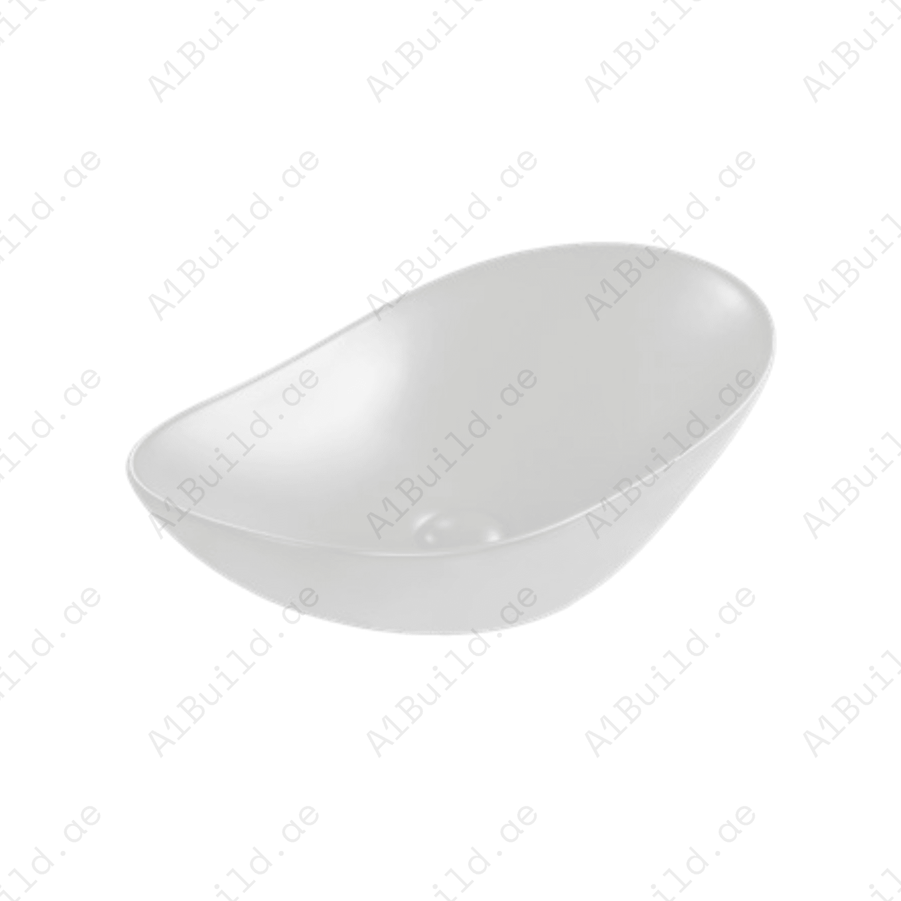COUNTERTOP WASH BASIN W/O TAP HALE 630*360*150 MM, WHITE COLOR.