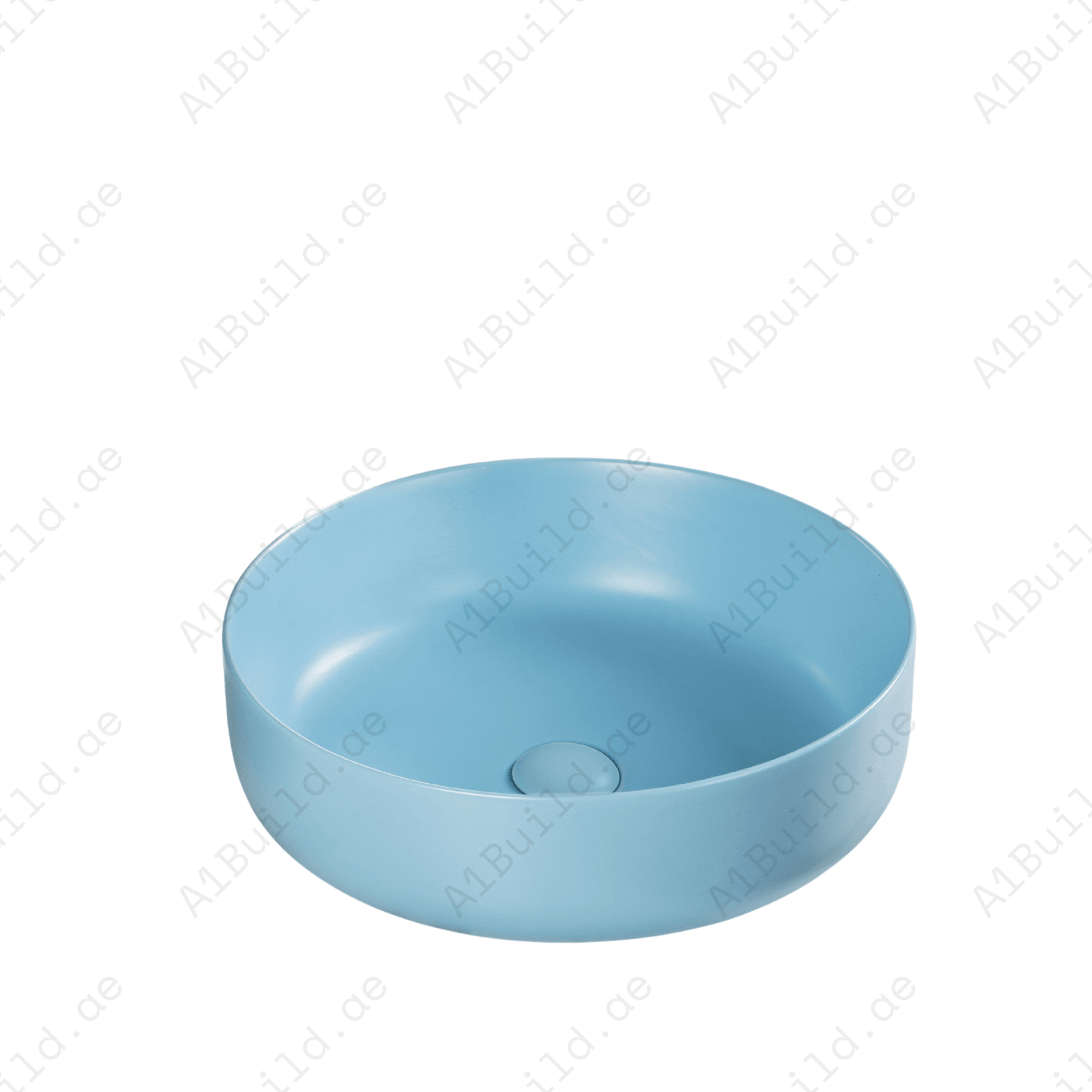 COUNTERTOP WASH BASIN W/O TAP HALE 450*450*140 MM MM, MATTE BLUE