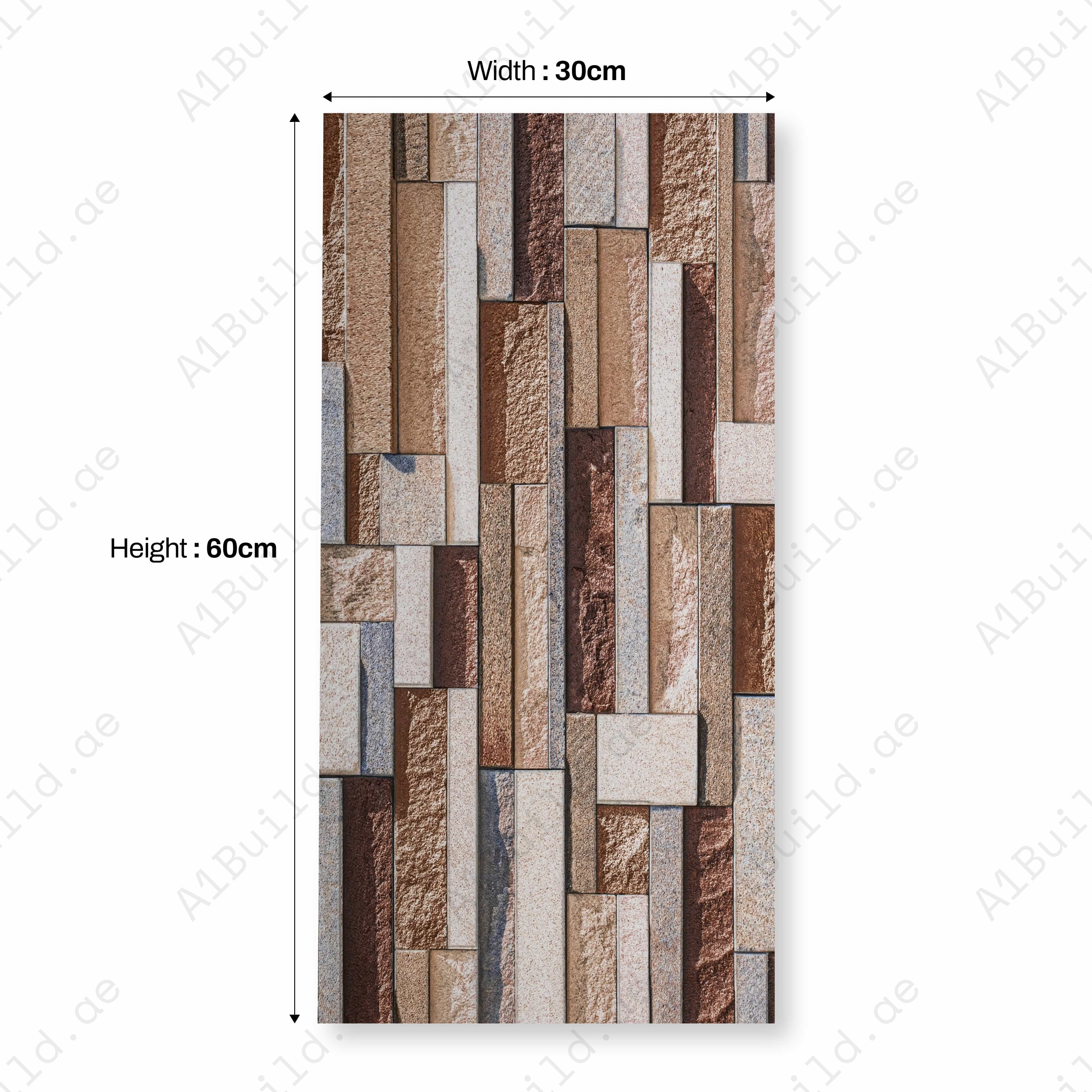 CROTIA 30x60cm Ceramic Indoor Outdoor Wall Tile