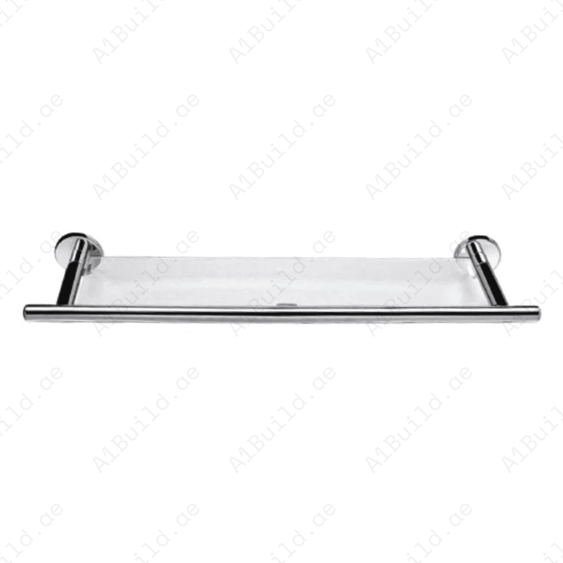 CaliberGlassShelfChromeFinishwithWallFasteningScrews