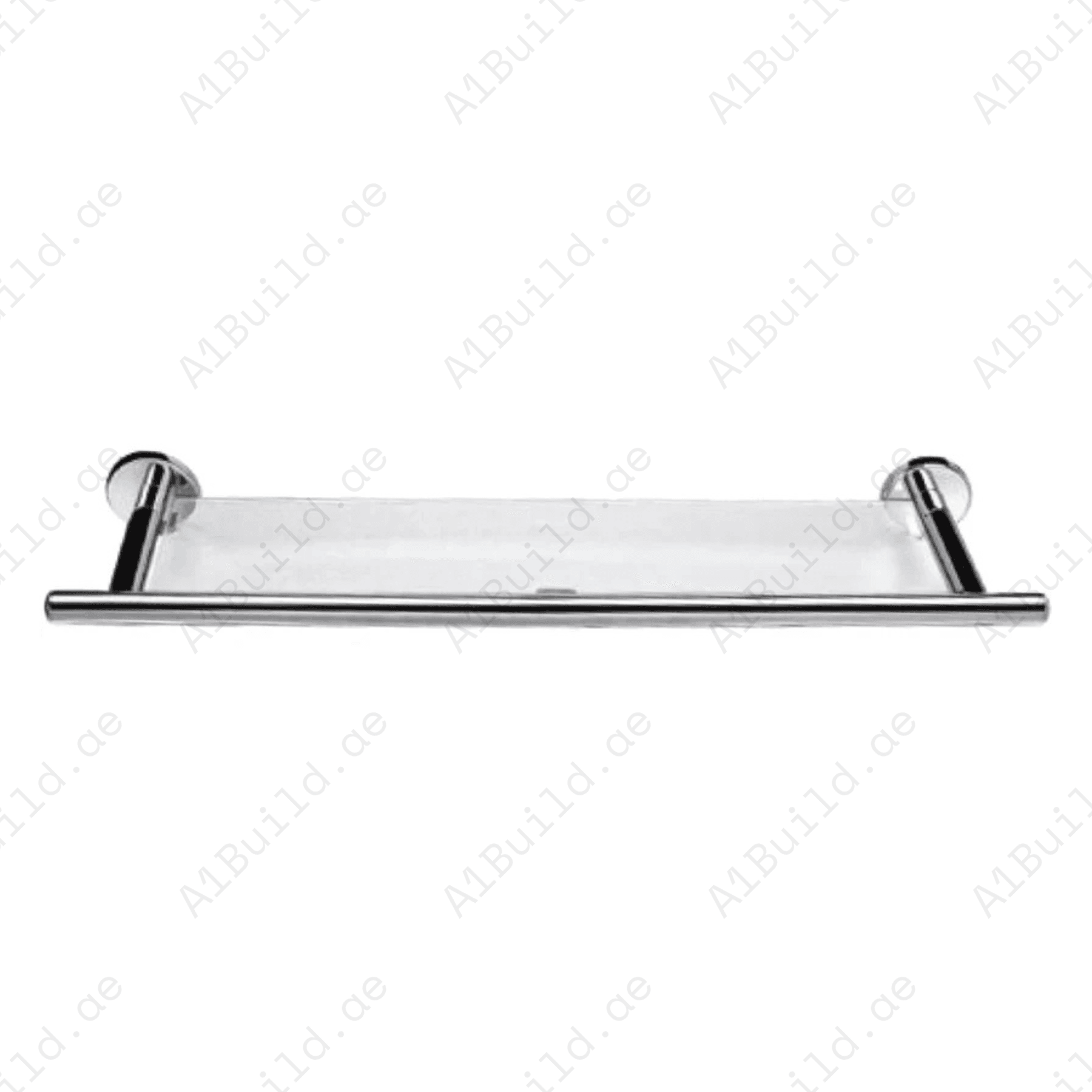 CaliberGlassShelfChromeFinishwithWallFasteningScrews