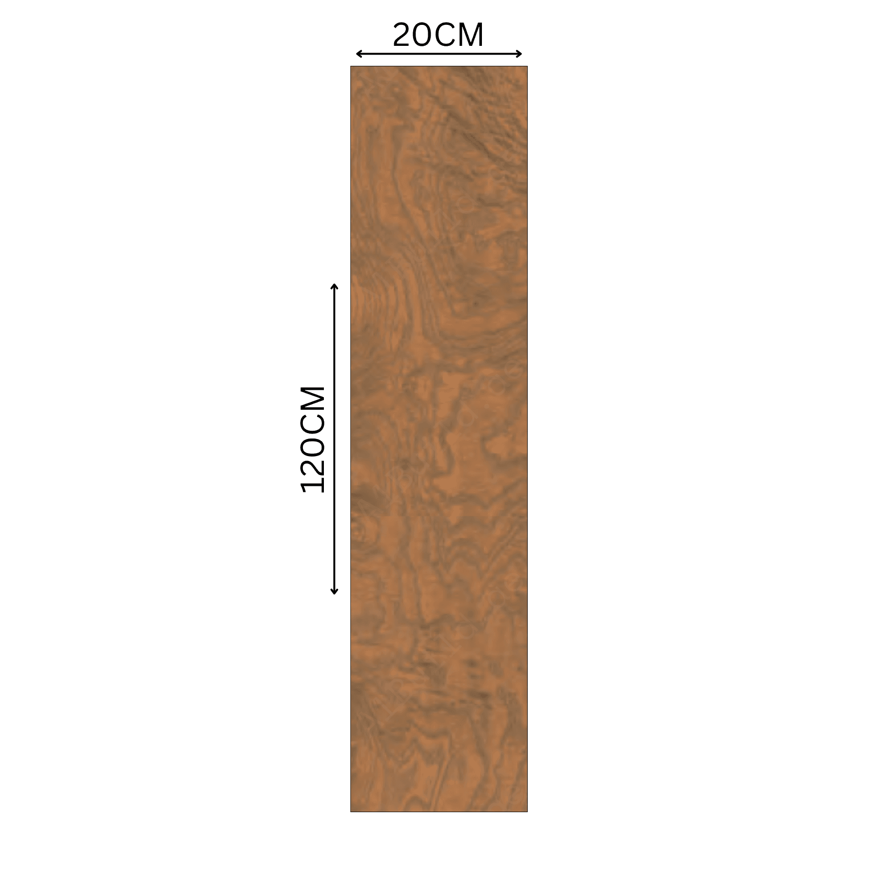 Canaletto Brown (20X120cm Matt Finish Parquet Porcelain Indoor, Floor Tiles)