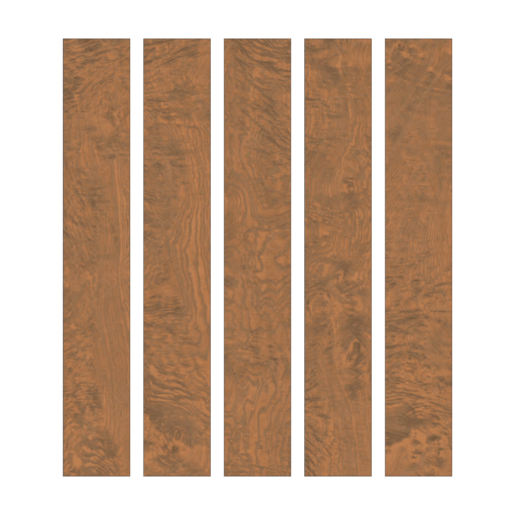 Canaletto Brown (20X120cm Matt Finish Parquet Porcelain Indoor, Floor Tiles)