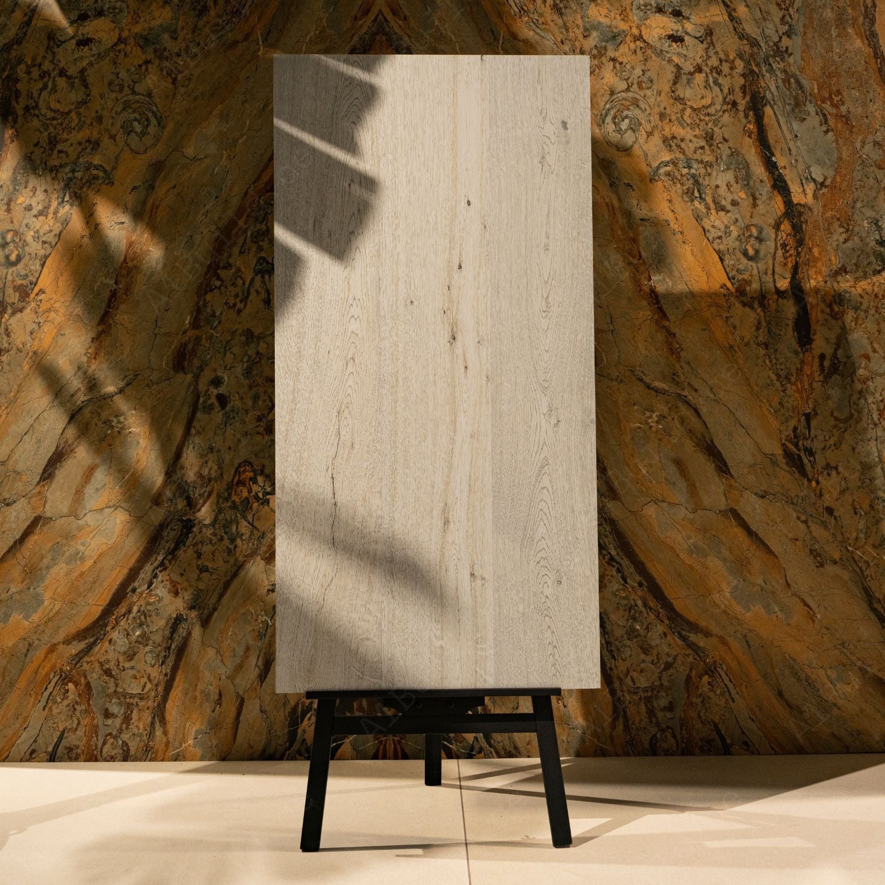 Cedar Crema 60x120cm porcelain tile with warm crema wood tones and durable 9mm thickness for modern interiors.