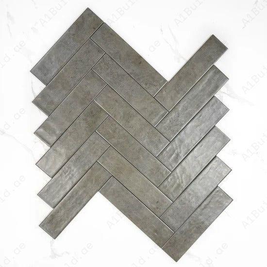 Cement Grey Semimatte Porcelain Artisanal Tile 75x300 mm. Durable, water-resistant, and modern design for walls, floors, bathrooms, and kitchen backsplashes.