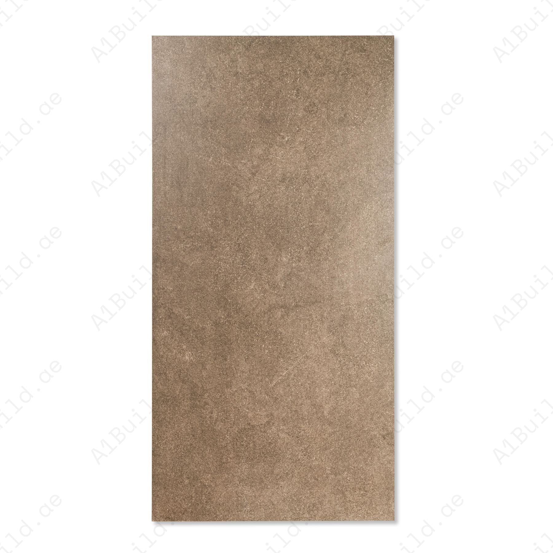 Cemento Brown porcelain tile in 60x120cm offers a warm cement look with high durability, low maintenance, and a modern finish for floors and walls.