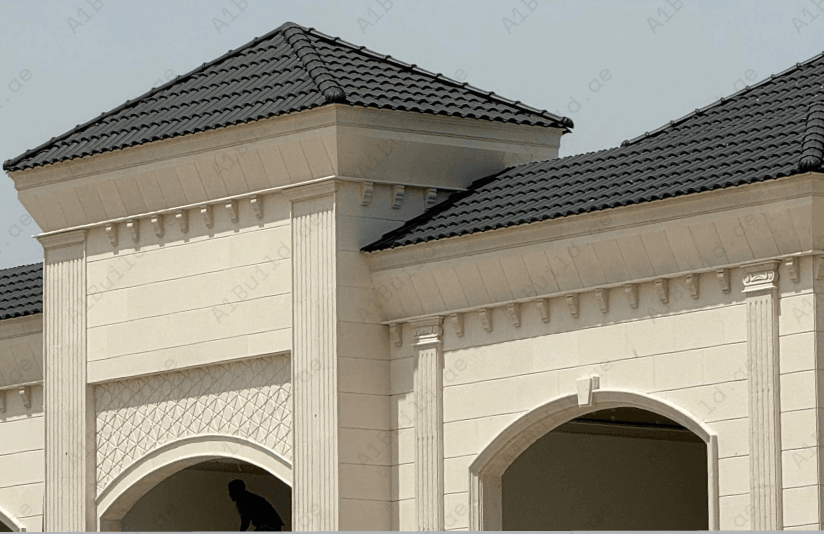 Ceramic roof tile 42.4×25.8cm — strong, weather-resistant, CE certified with a 50-year guarantee for premium roofs.