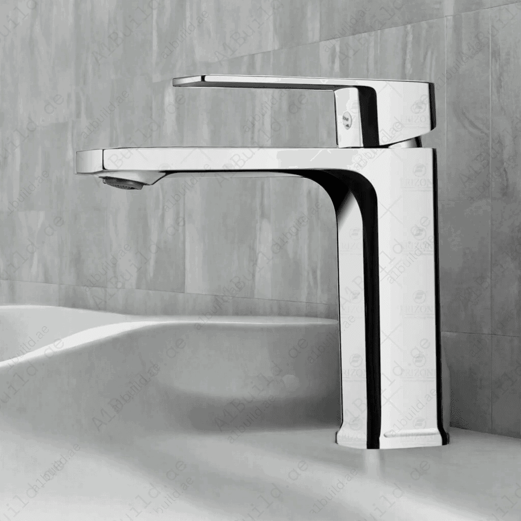 ChromeBasinMixerHighQualityDurableStainlessSteelFaucetDesign