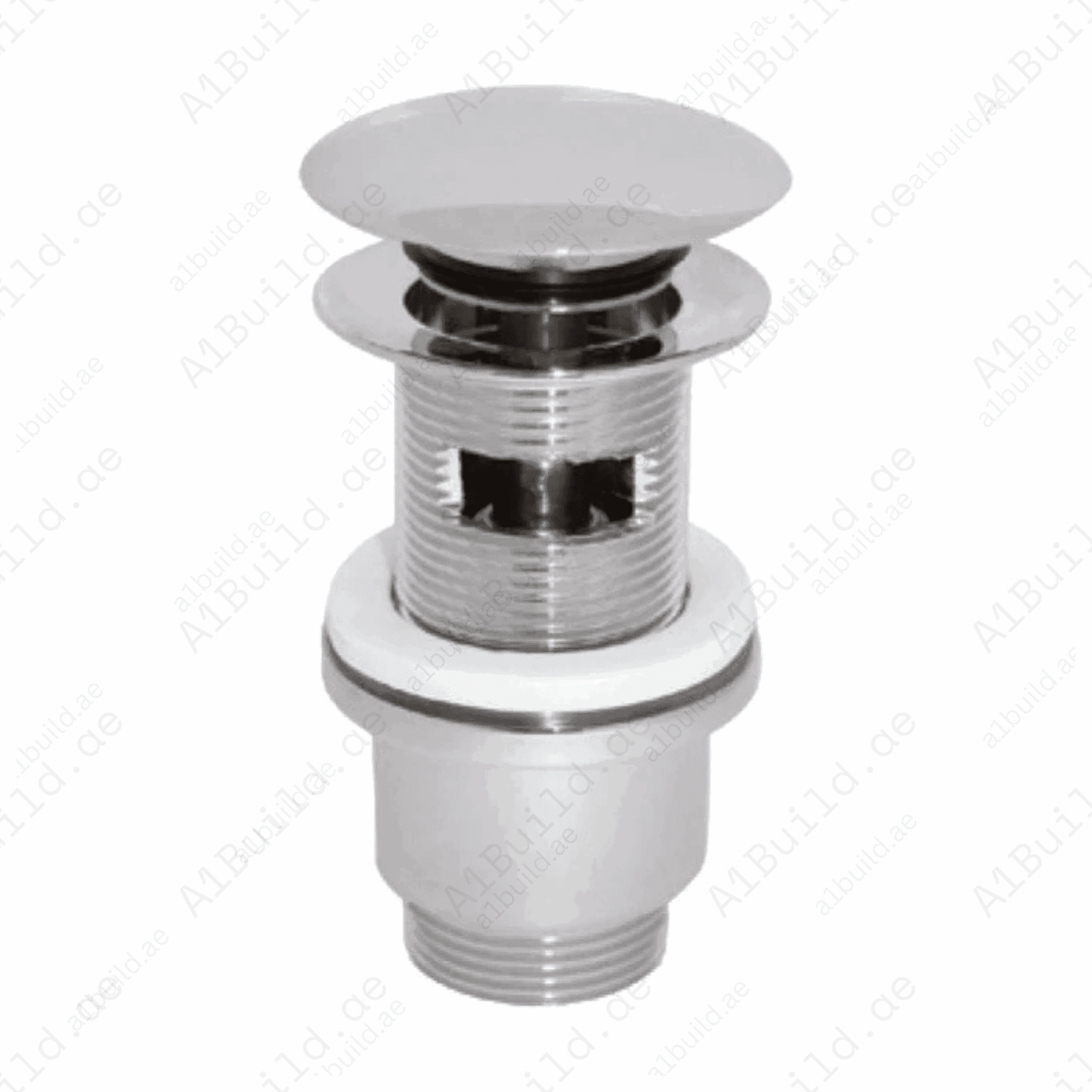 ChromeClickClackWasteFitting11_4InchwithOverflowHole