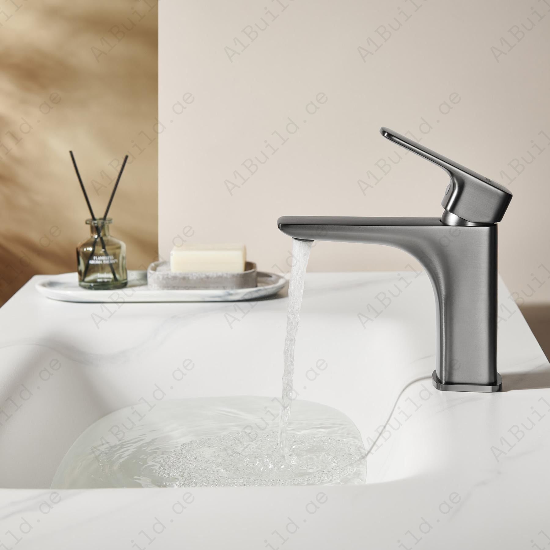 Chrome Wall-Mounted Two-Hole Basin Mixer – Sleek PUW-Free Desi1