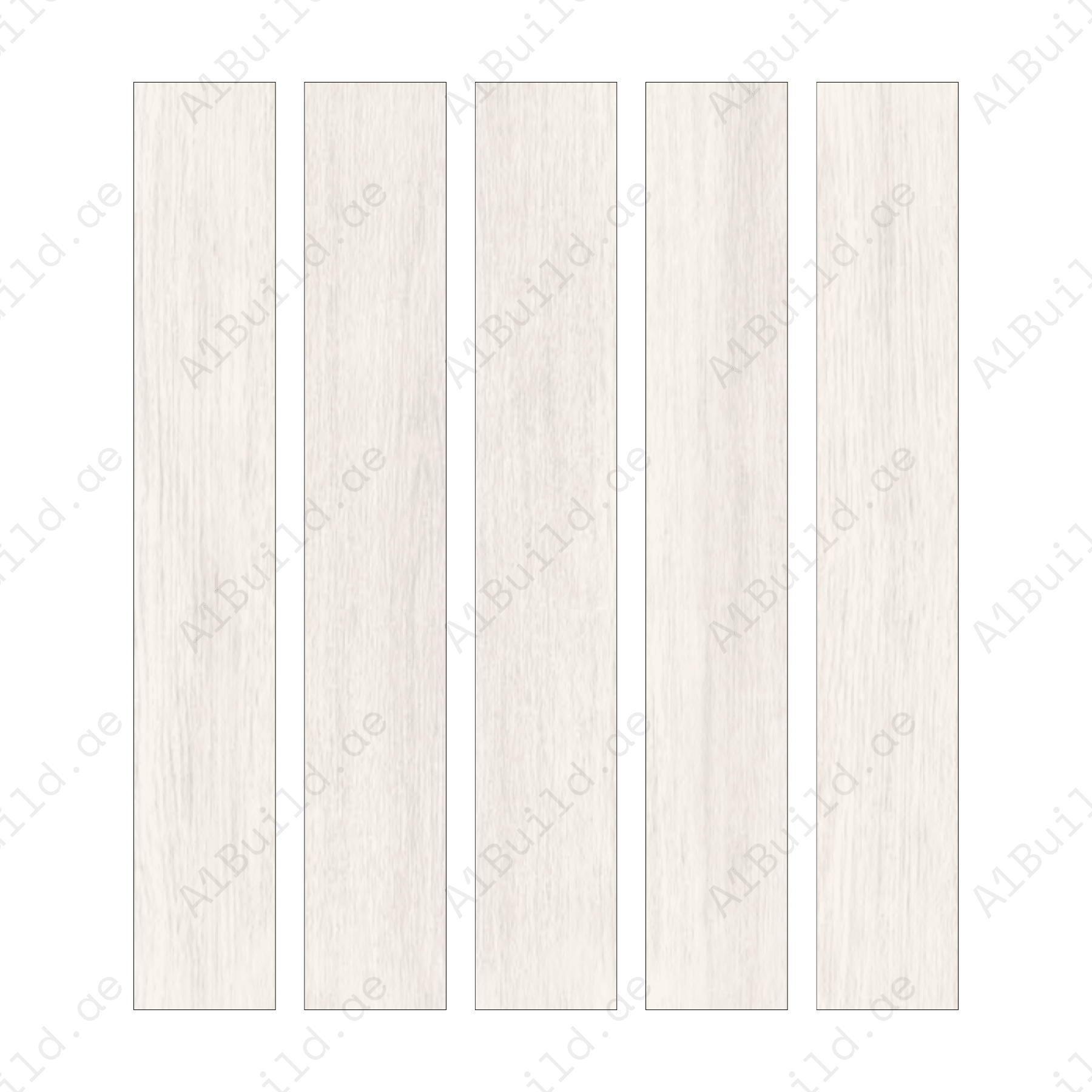 Ciaz White (20X120cm Matt Finish Parquet Porcelain Indoor, Floor Tiles)