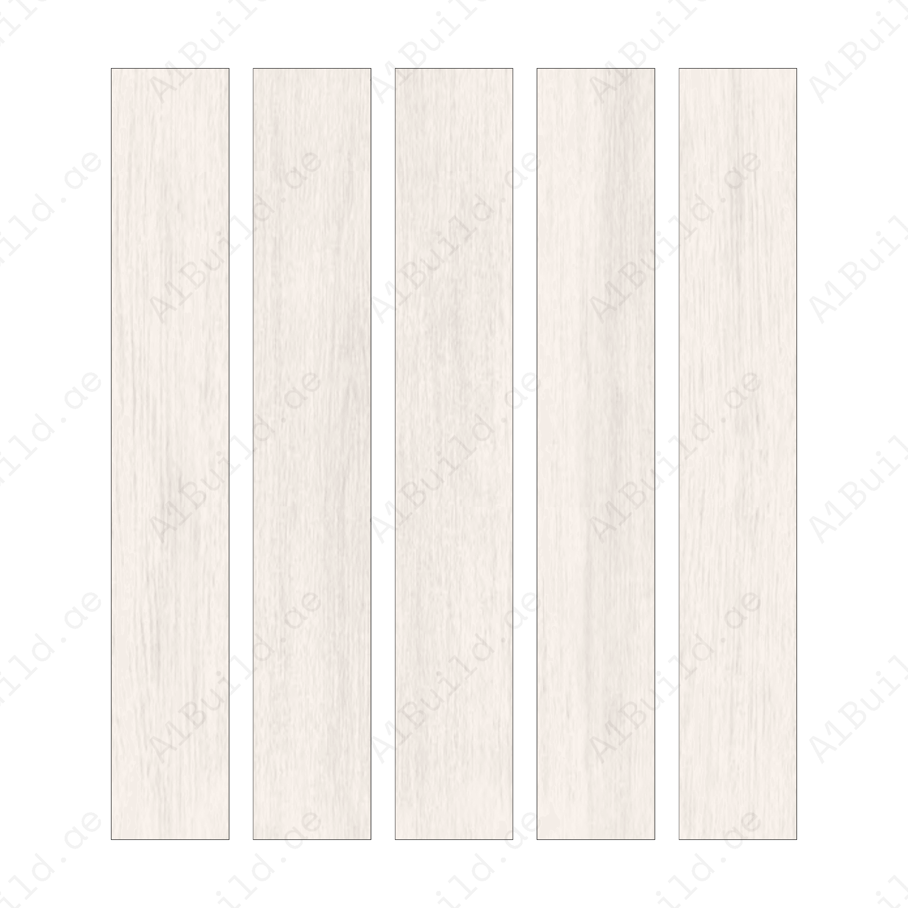 Ciaz White (20X120cm Matt Finish Parquet Porcelain Indoor, Floor Tiles)