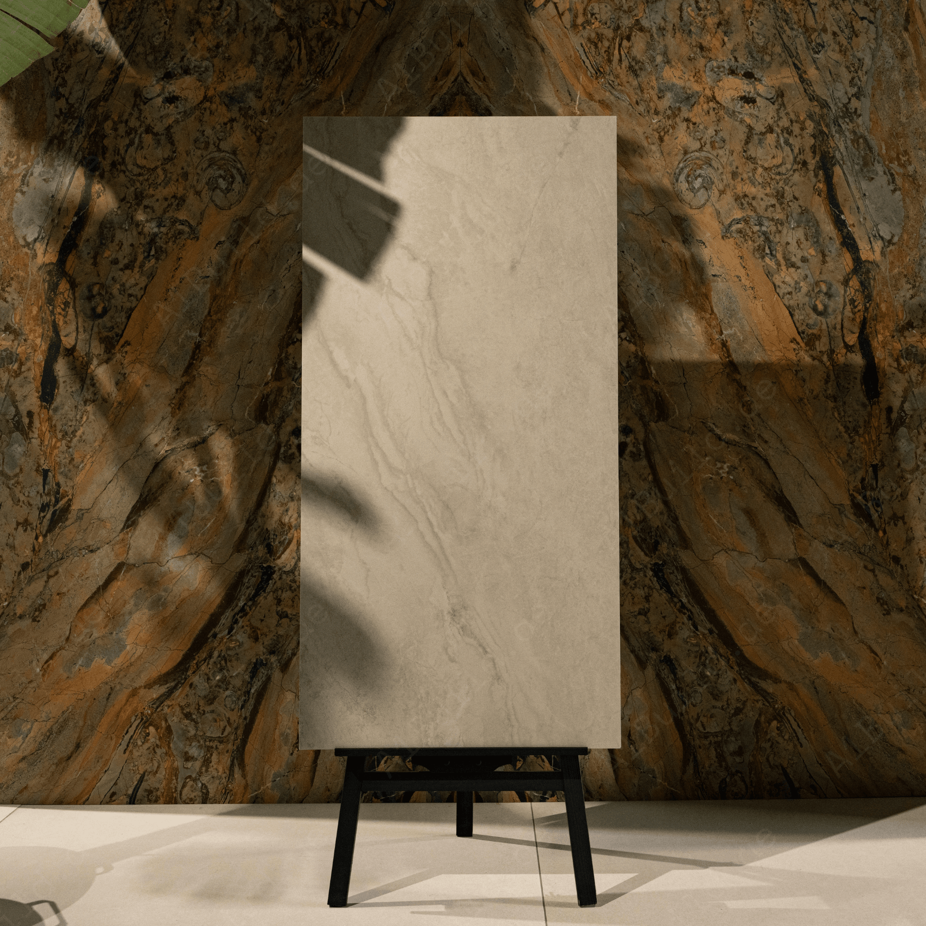 Cinat Beige porcelain tile 60x120cm with 9mm thickness features a warm marble look, durable porcelain body, premium finish for floors and walls.