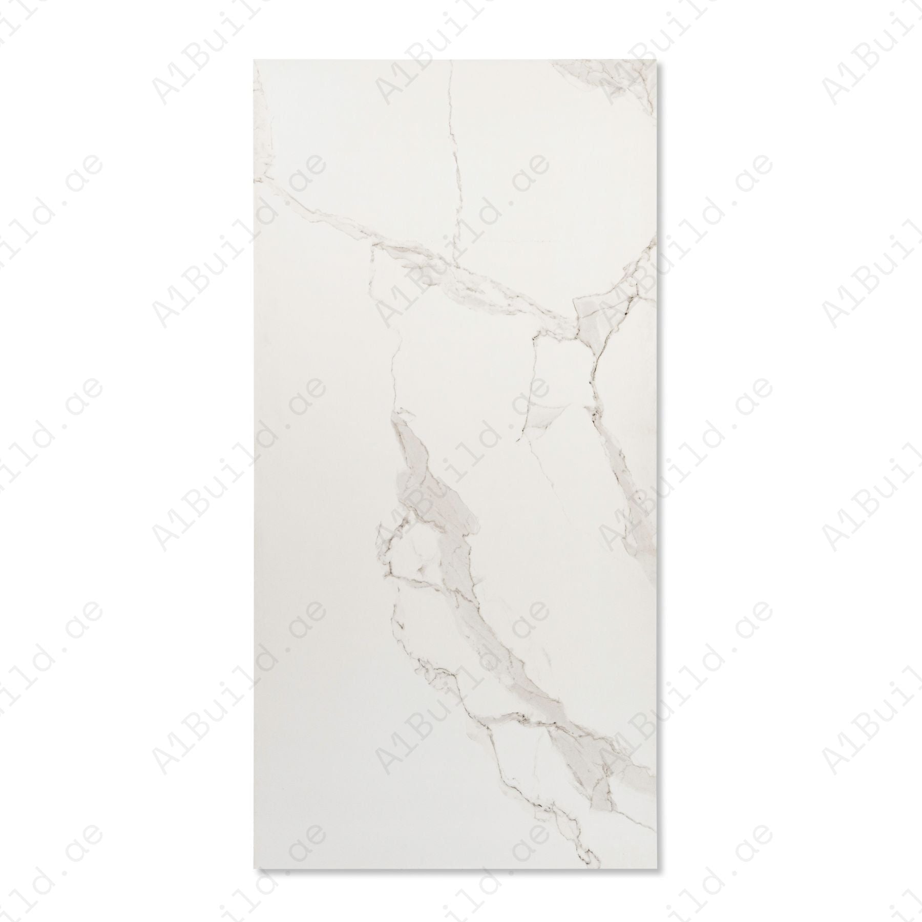 Classic Statuario porcelain tile in 60×120cm offers a luxurious white marble look with elegant grey veining, high durability and low maintenance for modern interiors.