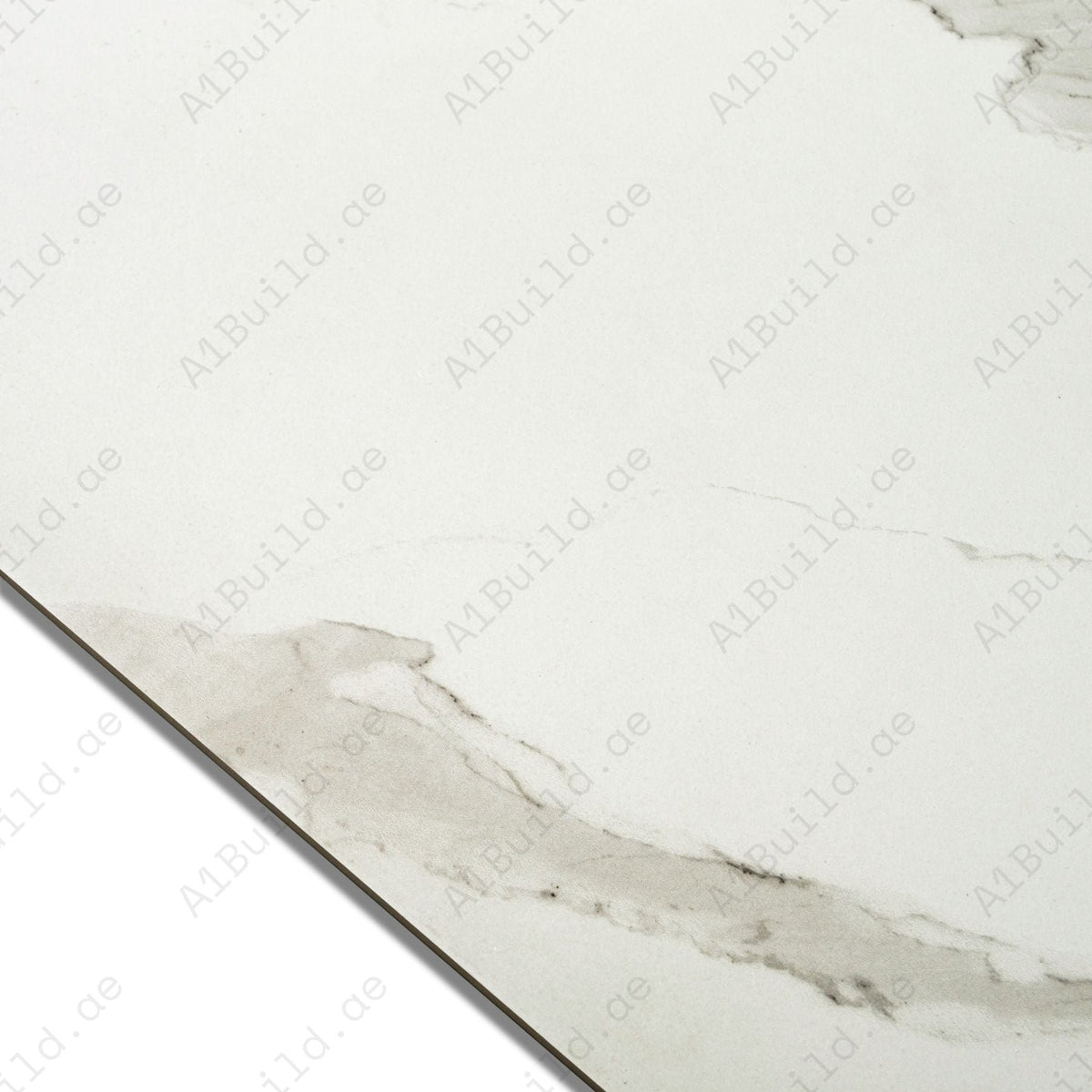 Classic Statuario porcelain tile in 60×120cm offers a luxurious white marble look with elegant grey veining, high durability and low maintenance for modern interiors.