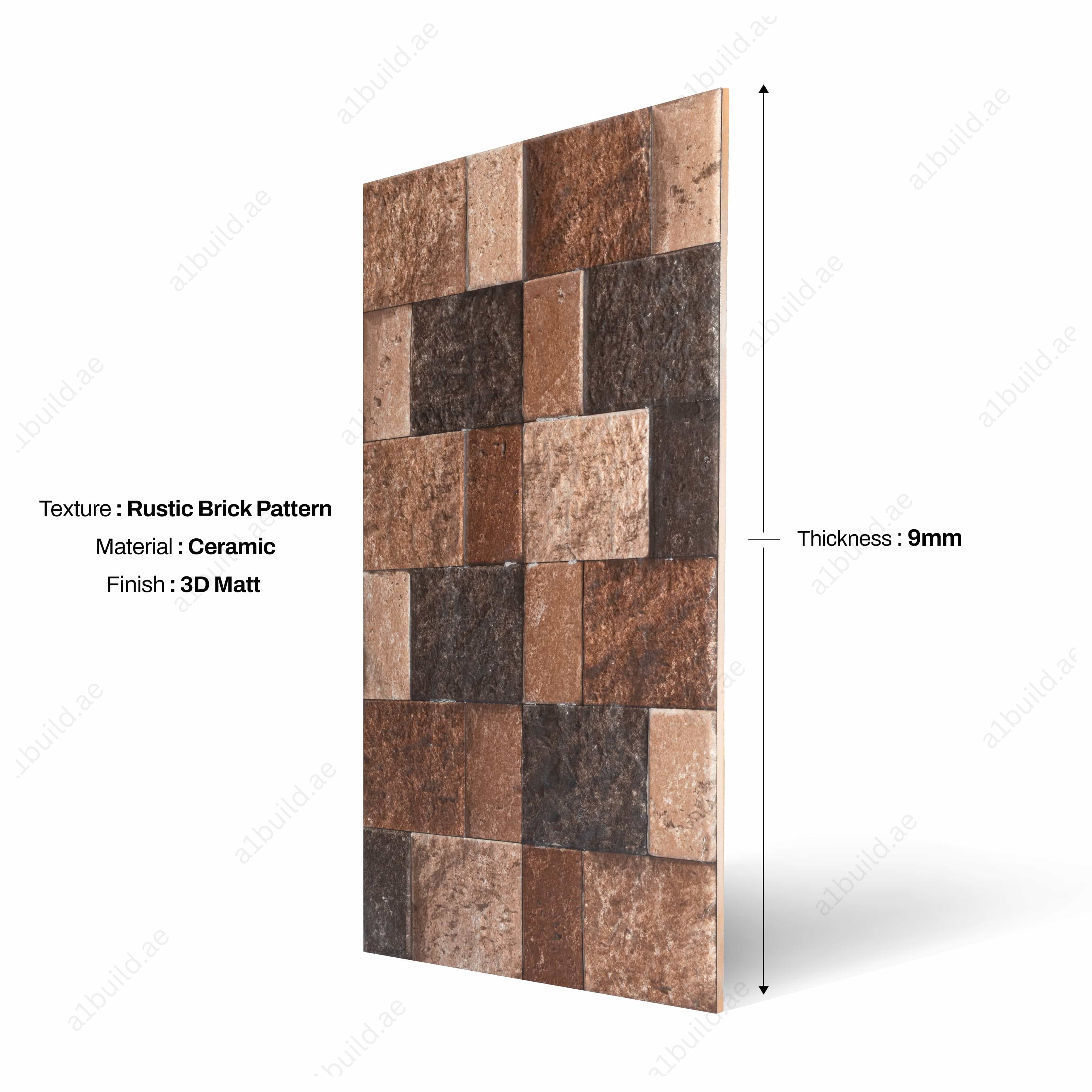 Clasycube Verde | Decorative Tile for Indoor Kitchen & Bathroom