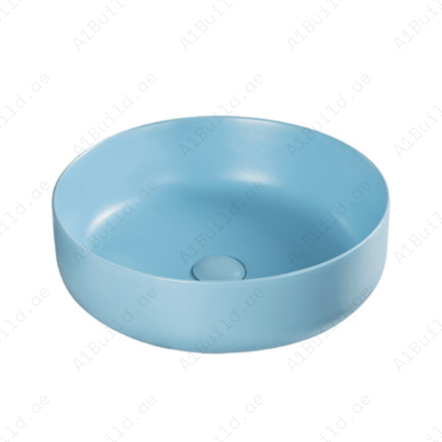 COUNTERTOP WASH BASIN W/O TAP HALE 450*450*140 MM MM, MATTE BLUE