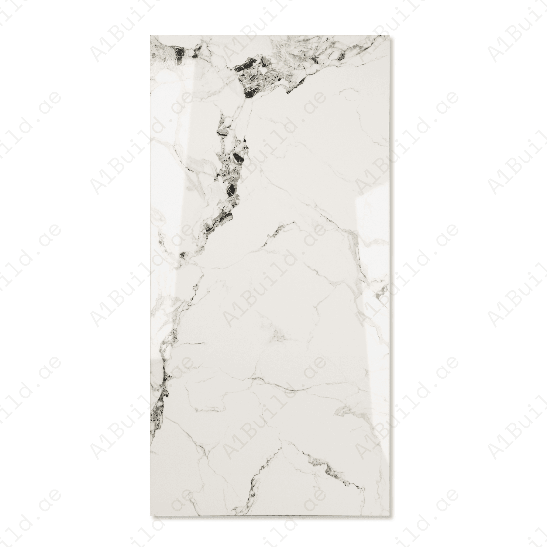 Crystal Ash porcelain tile 60x120cm 9mm thickness, ash grey marble look design, durable porcelain tile for modern floors and walls.