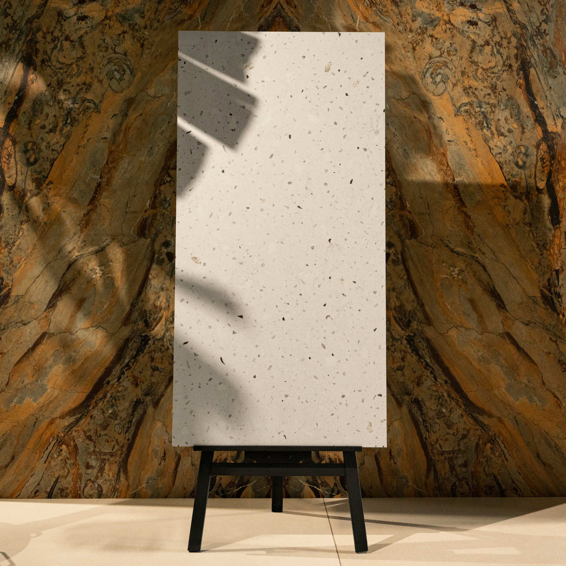 Crystal Bianco porcelain tile 60x120cm with 9mm thickness features a luxury marble look, durable porcelain body, ideal for floors and walls.