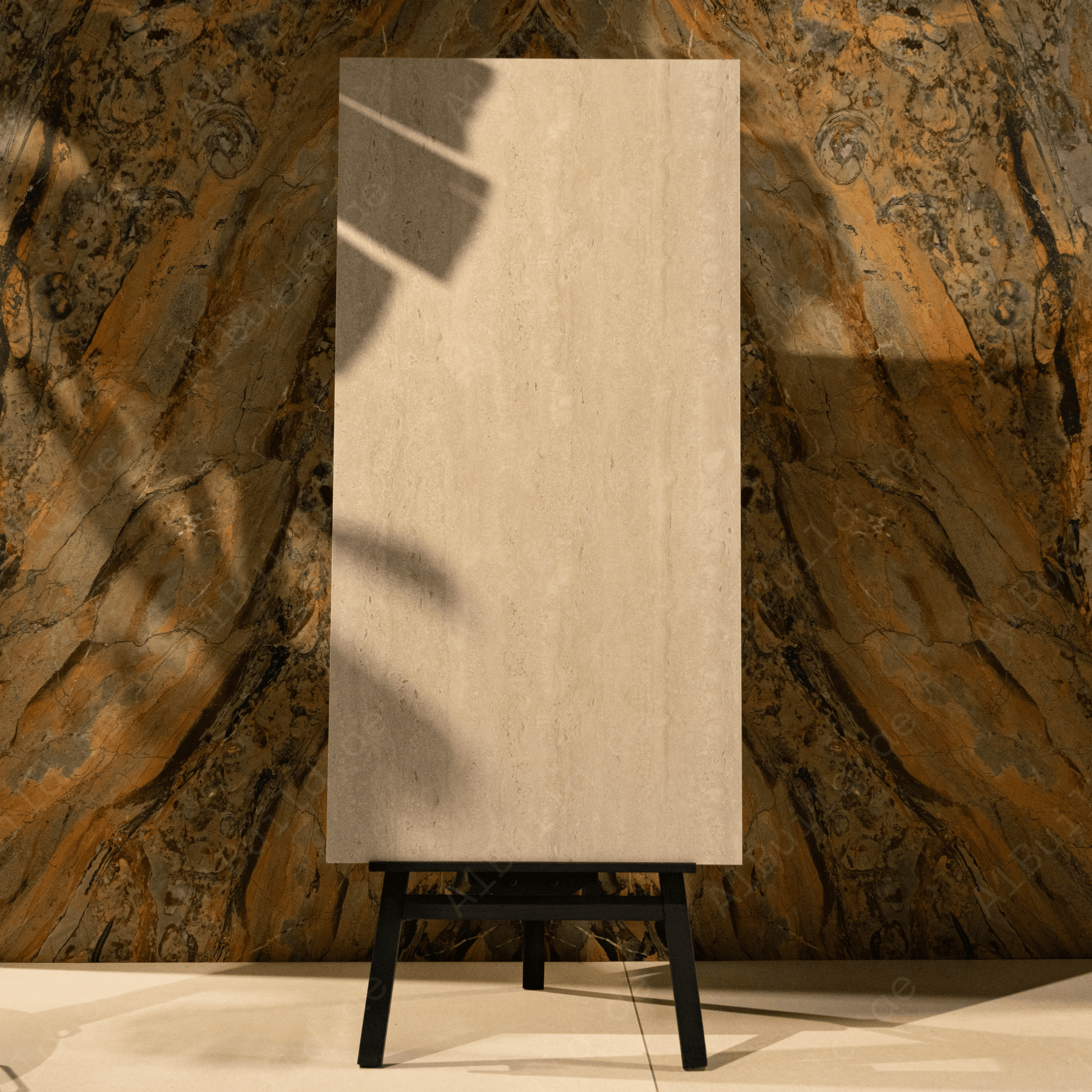 Crystal White porcelain tile 60x120cm with 9mm thickness, marble look finish, durable porcelain, ideal for floors and walls.
