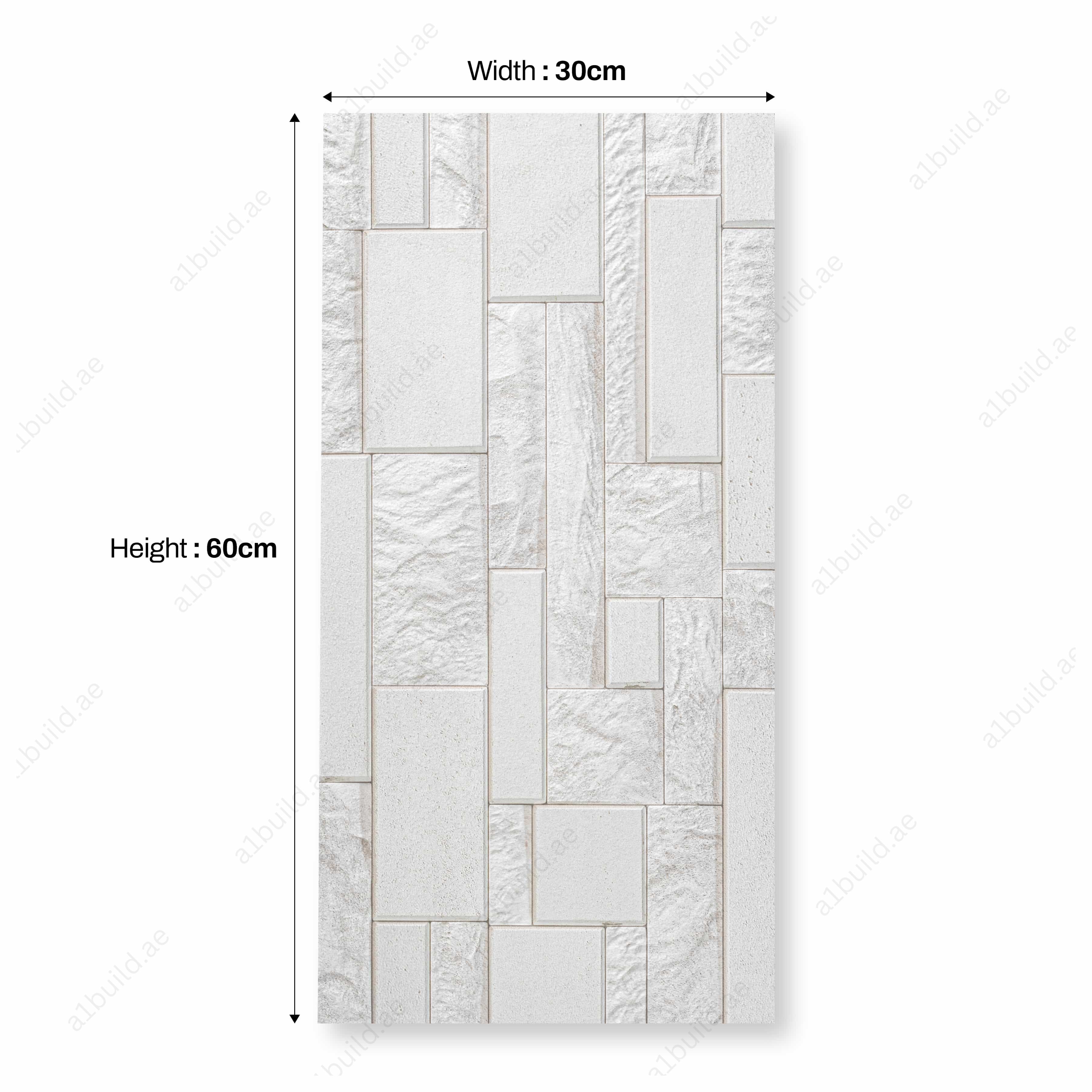 Cubic Bianco | Stylish Tile for Kitchen, Bathroom & Interior Walls