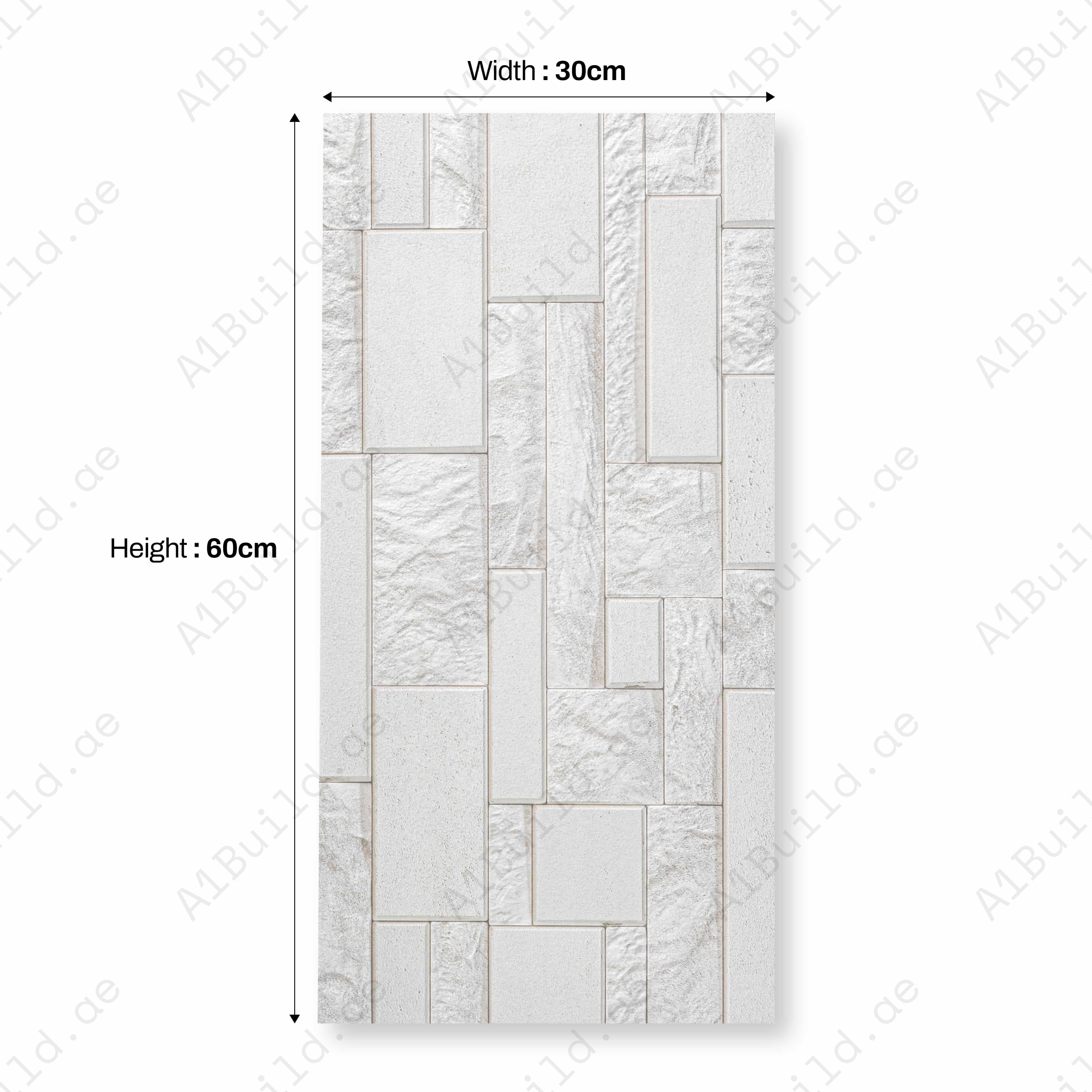 Cubic Bianco | Stylish Tile for Kitchen, Bathroom & Interior Walls