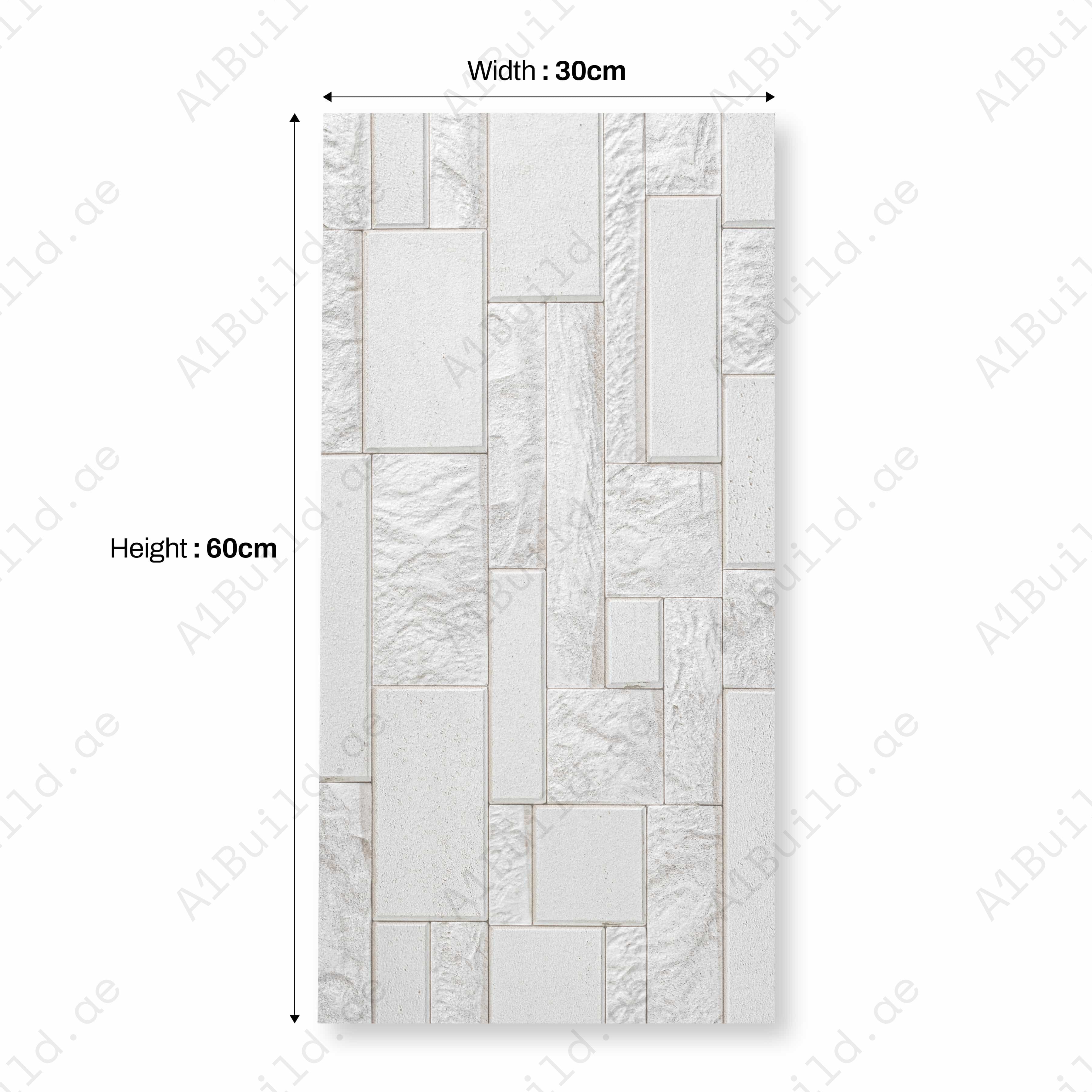 Cubic Bianco | Stylish Tile for Kitchen, Bathroom & Interior Walls