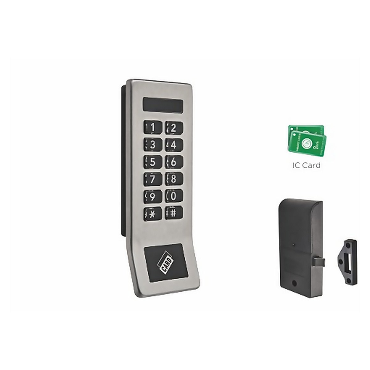 DL.C.2430.SS stainless steel cabinet lock from the Smart Lock Series. Level-managed keypad cabinet lock with backlit keypad and alarms. Designed for reliable everyday performance.
