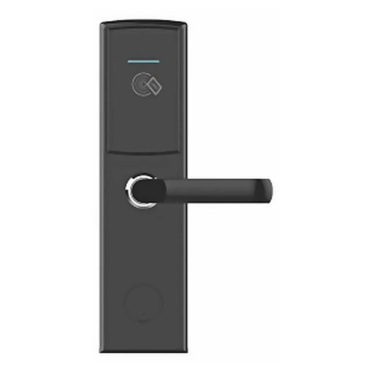 DL.HM1.2440 stainless steel hotel card lock from the Hotel Lock Door Lock Series. Mifare 1 card reading, 302.5 mm plate and over 15,000 battery cycles. Designed for reliable everyday performance.