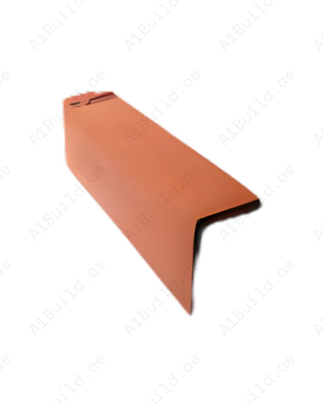 DUNA left verge tile 3.4Kg. Provides strong side protection, perfect roof finish, and weatherproof sealing for ceramic roofing.