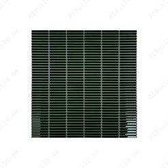Deep emerald green long strip glossy porcelain mosaic for walls, kitchens, and bathrooms. Durable, stylish, and easy to install with vibrant color finish.