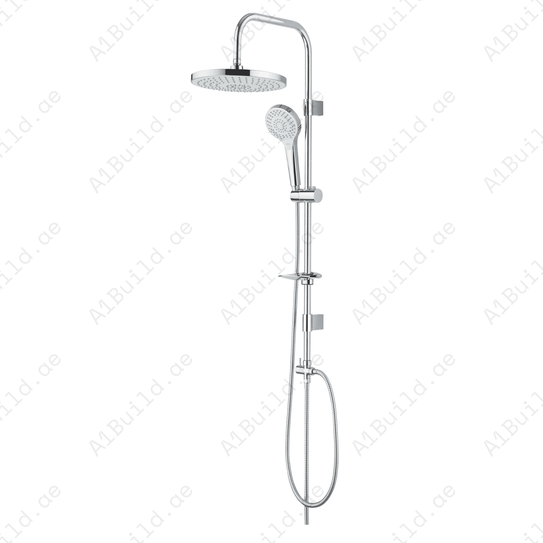 DeluxeSquareShowerKitwithAdjustableRailandRainfallShowerHead_2