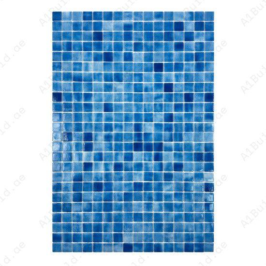 Discover French Blue Recycled Glass Mosaic Tiles – eco-friendly, durable, UV & slip-resistant. Ideal for pools, spas, water features, and accent walls