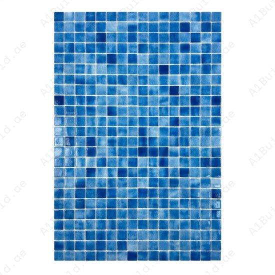 Discover French Blue Recycled Glass Mosaic Tiles – eco-friendly, durable, UV & slip-resistant. Ideal for pools, spas, water features, and accent walls