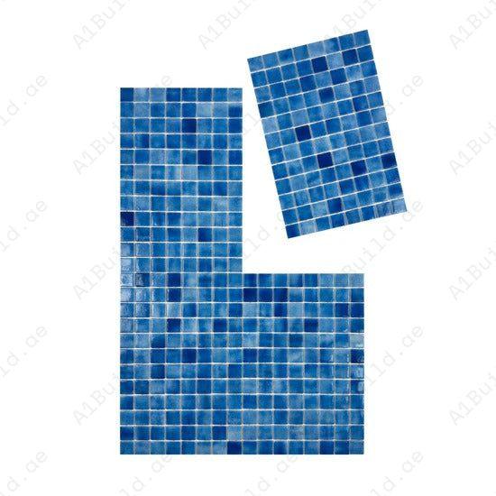 Discover French Blue Recycled Glass Mosaic Tiles – eco-friendly, durable, UV & slip-resistant. Ideal for pools, spas, water features, and accent walls