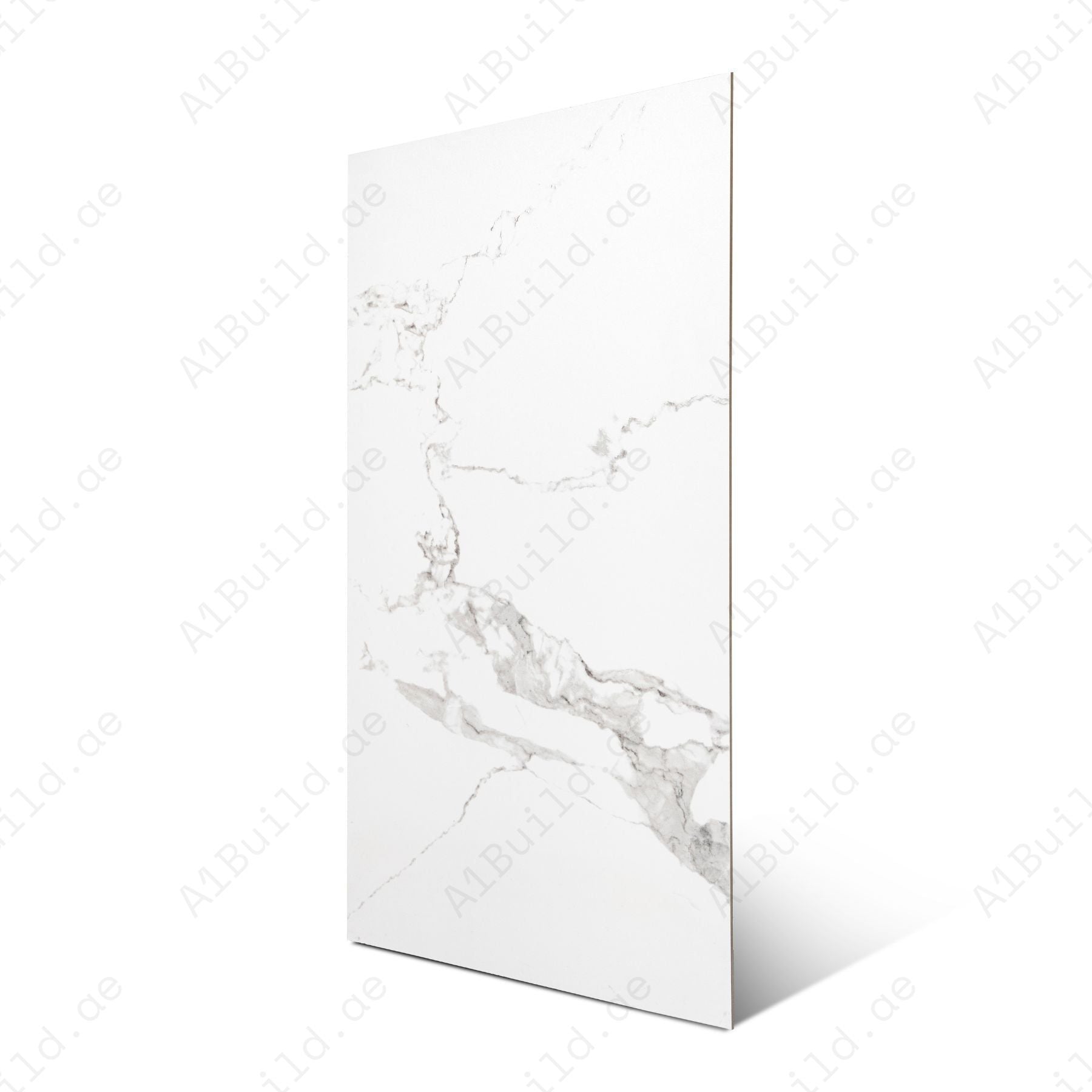 Discover STATUARIO FEATHER porcelain tile 600x1200mm with 9MM thickness and glitter on matt finish. Durable large format tile perfect for elegant shimmer-enhanced flooring and walls.