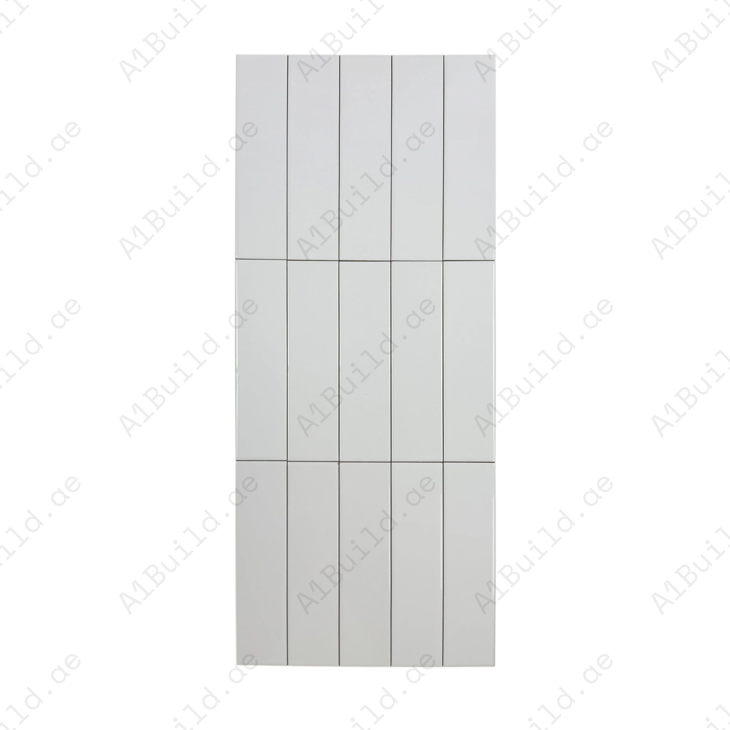 Discover Urban Luxe White Matt Flat Ceramic Tile (76x306 mm) – durable, modern, and easy to maintain. Perfect for bathrooms, kitchens and elegant wall finishes.