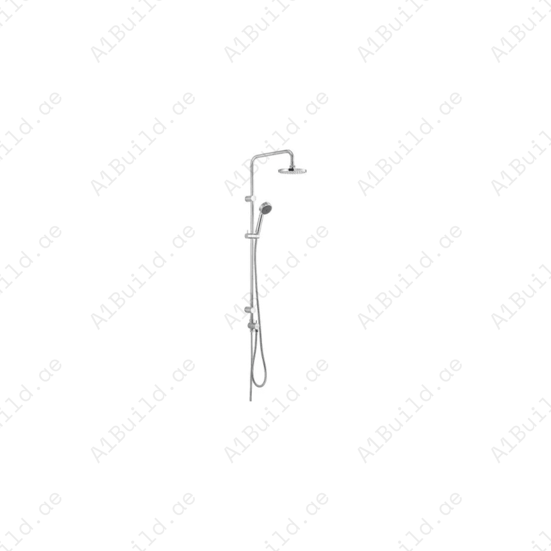 Dual Shower System L 1160 mm Chrome Hand and Head Shower