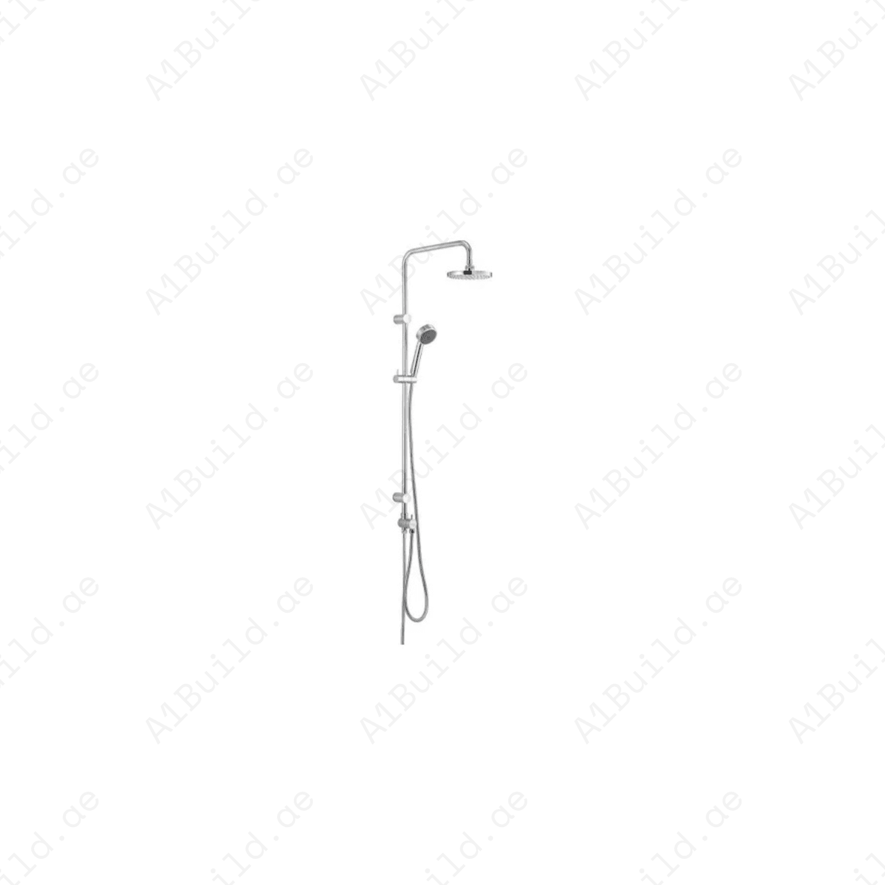 Dual Shower System L 1160 mm Chrome Hand and Head Shower