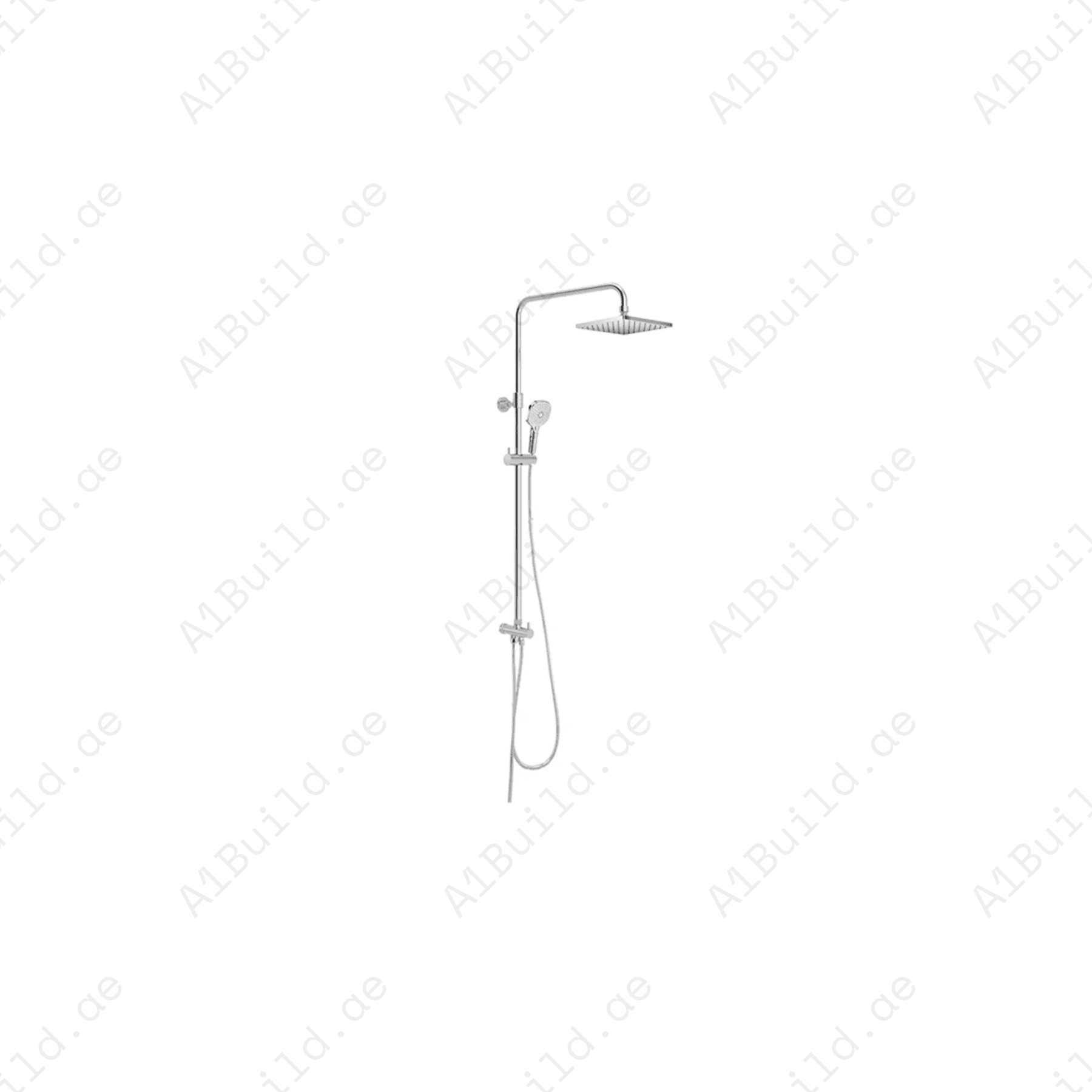 Dual Shower System L 960 mm with Ceramic Diverter, Hand Shower