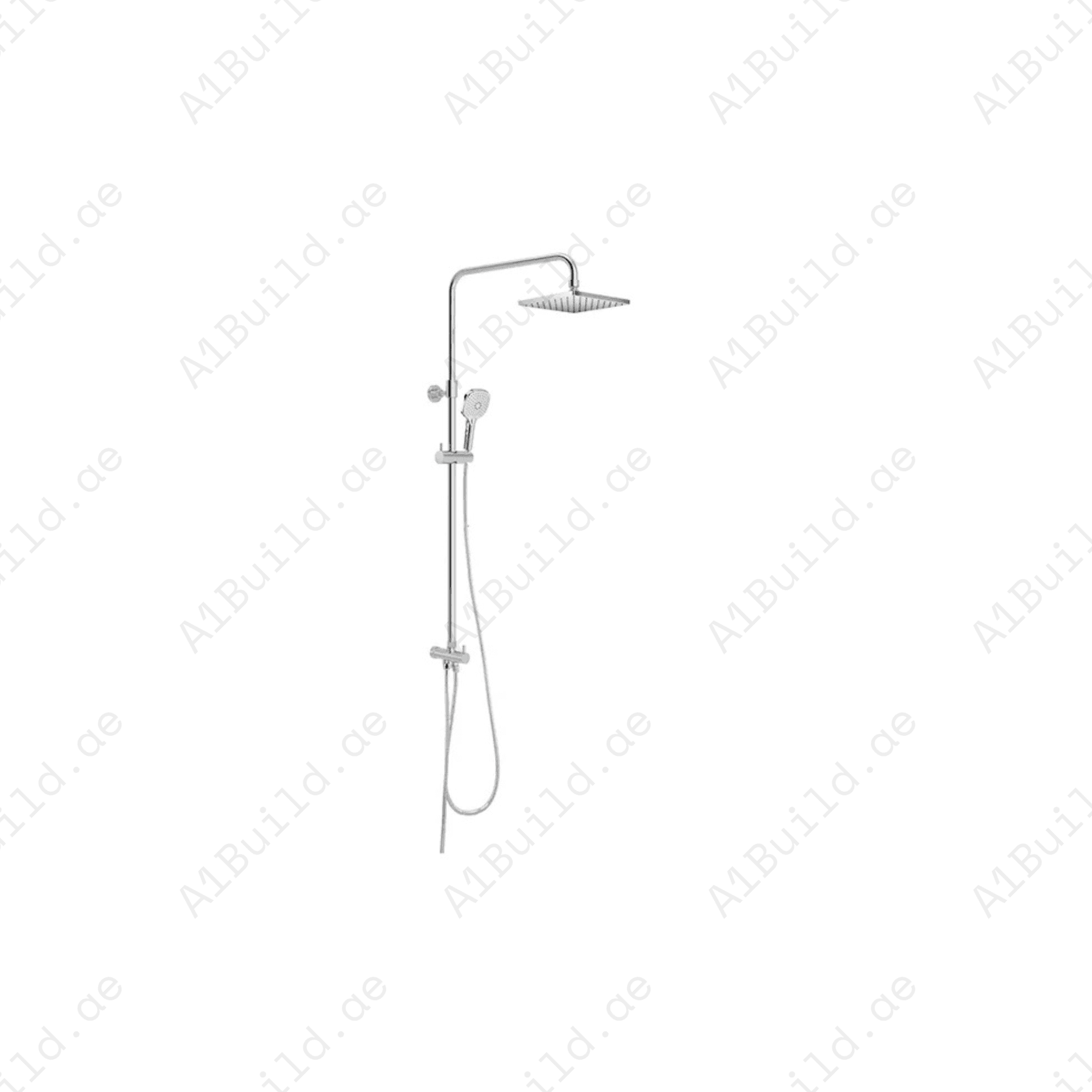 Dual Shower System L 960 mm with Ceramic Diverter, Hand Shower