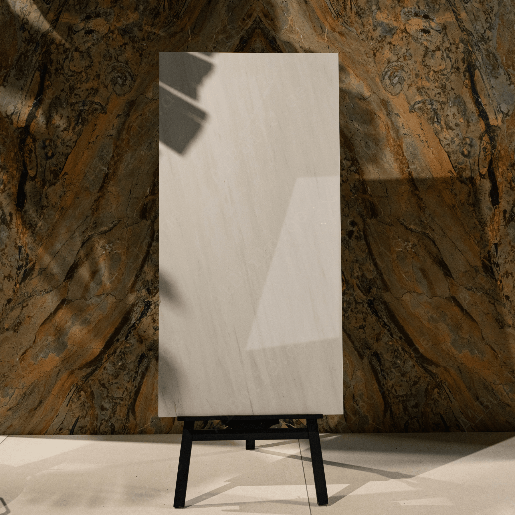 Duck White porcelain tile 60x120cm 9mm thickness, white marble look design, durable porcelain tile for elegant floors and walls.