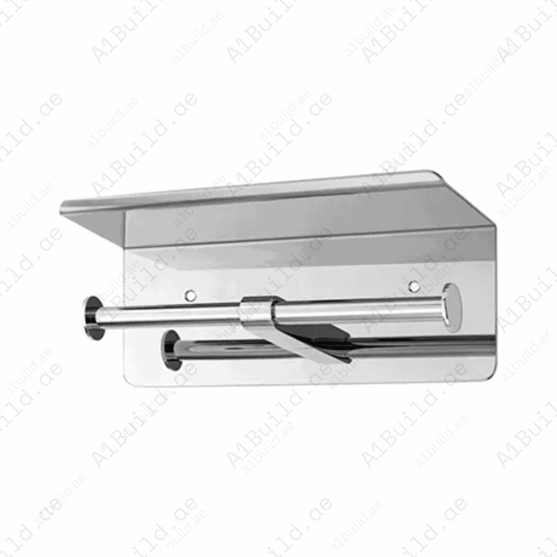 DurableStainlessSteelDoubleTissueRollHolder_ChromeFinish_2