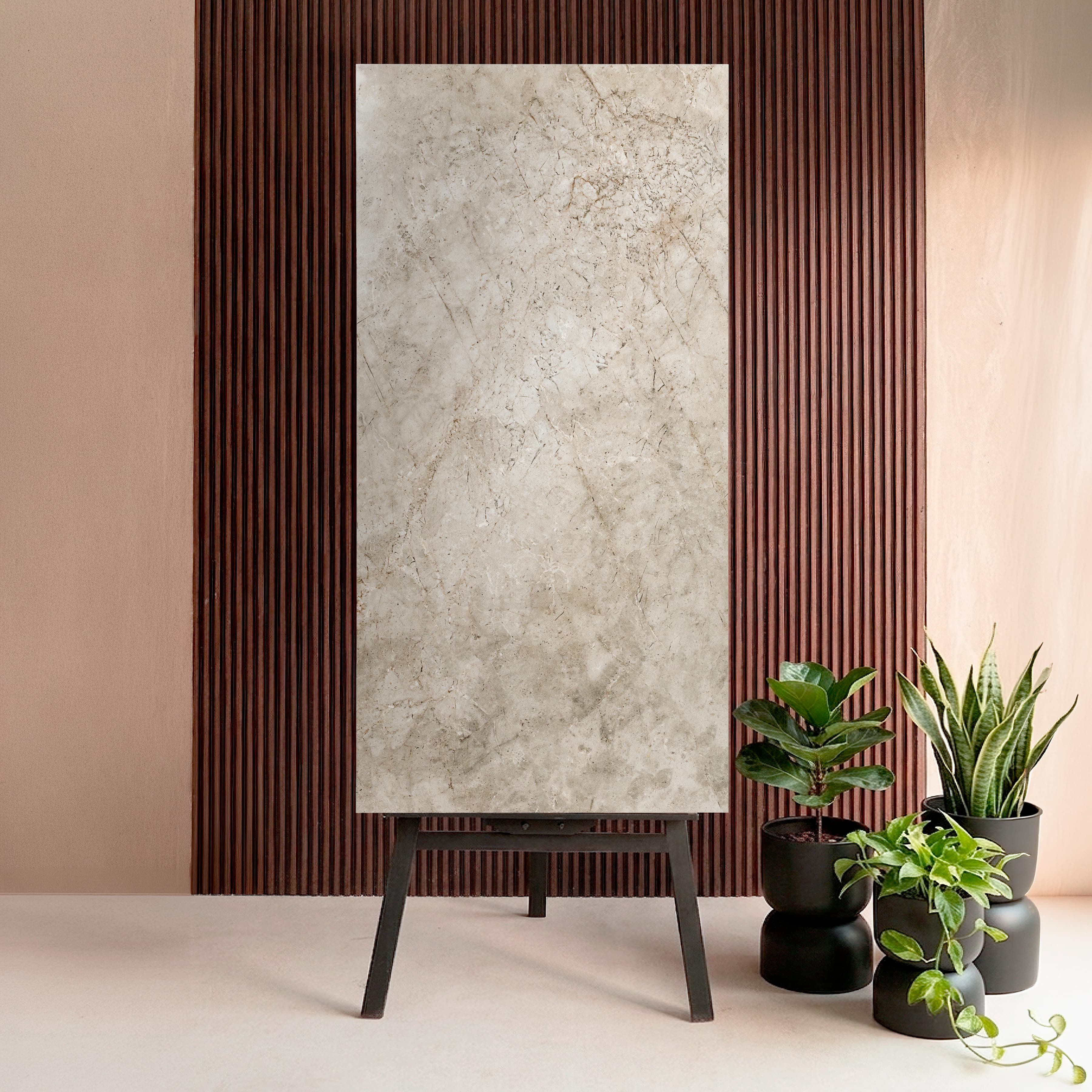 ERIN GREY Porcelain Tile 60x120mm – 9MM Thick with Rocker Carving Texture