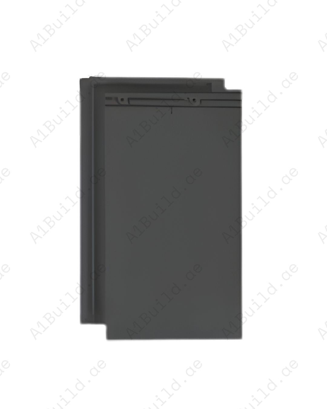 Ebano flat ceramic roof tile 45.4×28.4 cm — premium black finish, high durability, efficient coverage, perfect for modern luxury roofing.