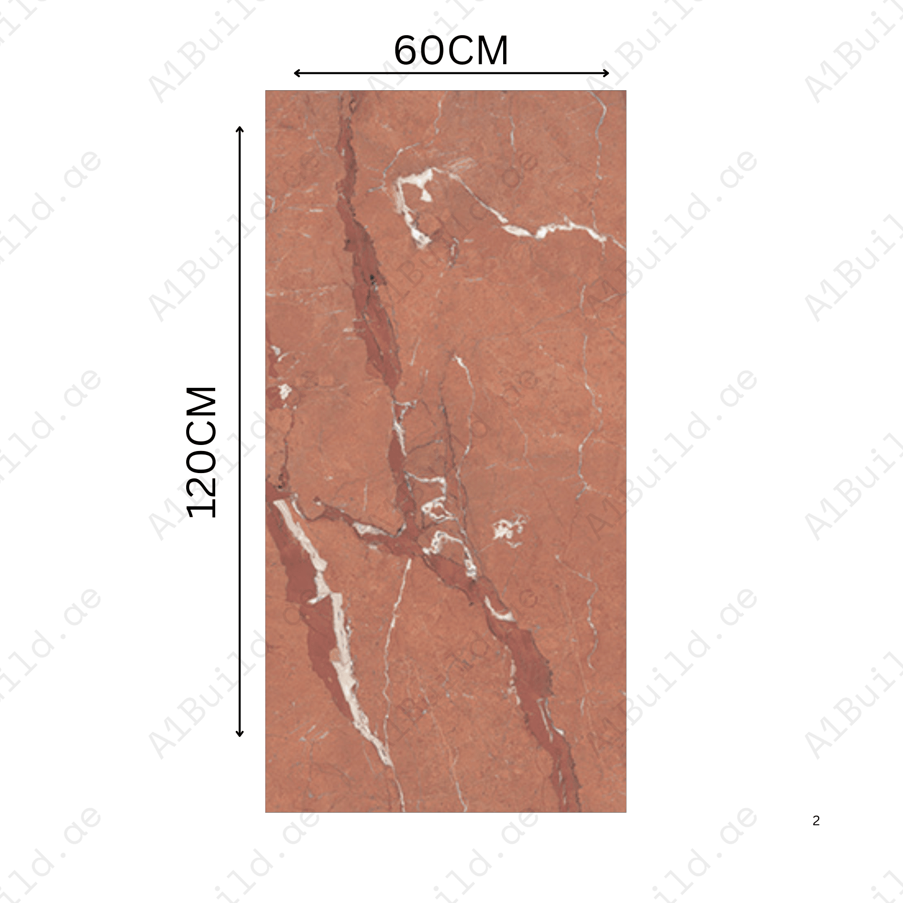 EDINA BRICK 60x120cm Antiglare Matt Porcelain Tile – 09MM
